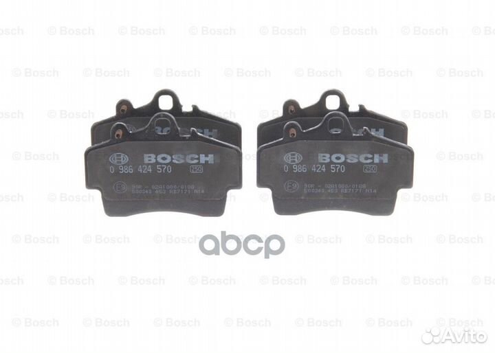 Колодки торм.пер. 0986424570 Bosch