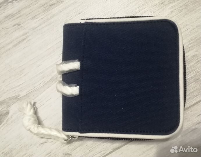 Бумажник текстильный (новый) в морском стиле