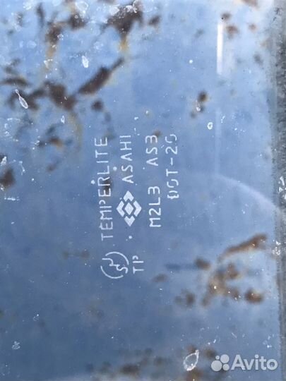 Стекло боковое правое honda accord/torneo CF3, CF4