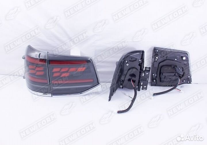 Фонари стиль Lexus Toyota Land Cruiser 200 рест