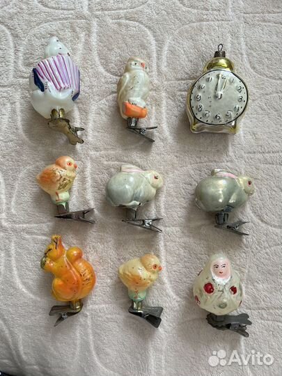 Елочные игрушки СССР