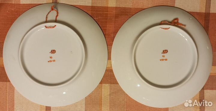 Тарелки декоративные с видам Ленинграда, лфз, СССР