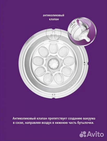 Бутылочки avent (стекло) новая