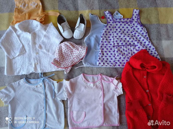 Детские вещи СССР до 06 мес