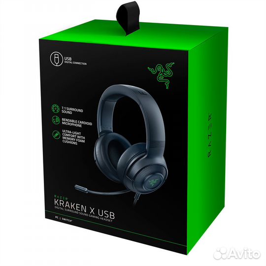 Гарнитура Новая Razer Kraken X USB