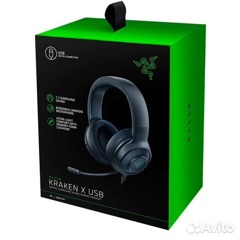 Гарнитура Новая Razer Kraken X USB