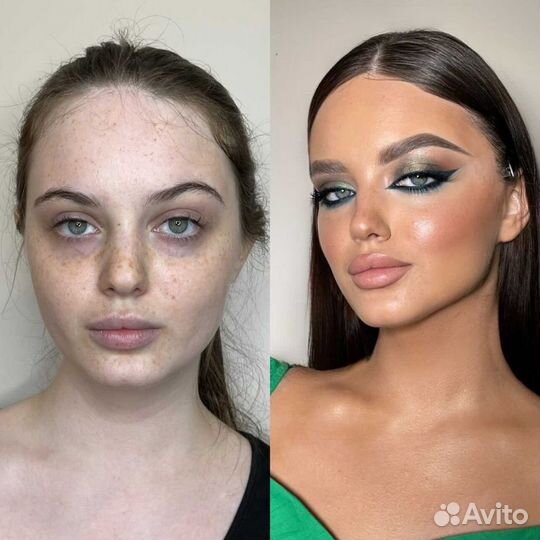 Макияж и прическа