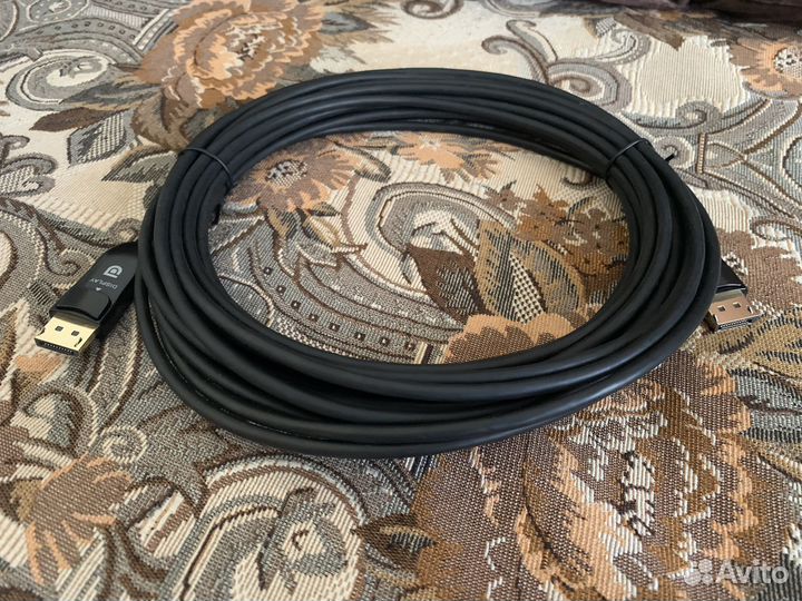 Кабель DisplayPort 1.4v 10м оптический