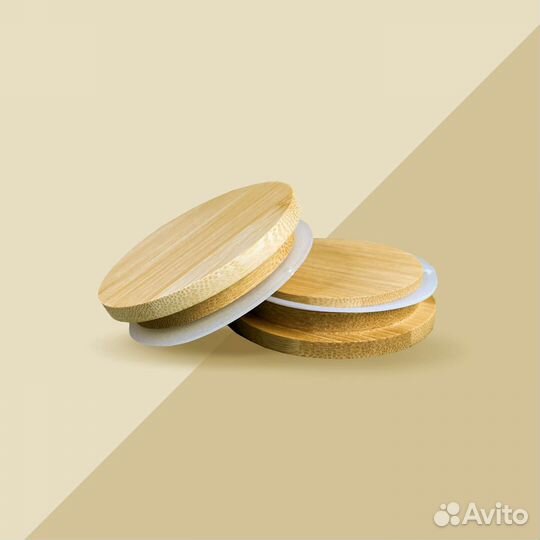 Деревянные крышки для стаканов