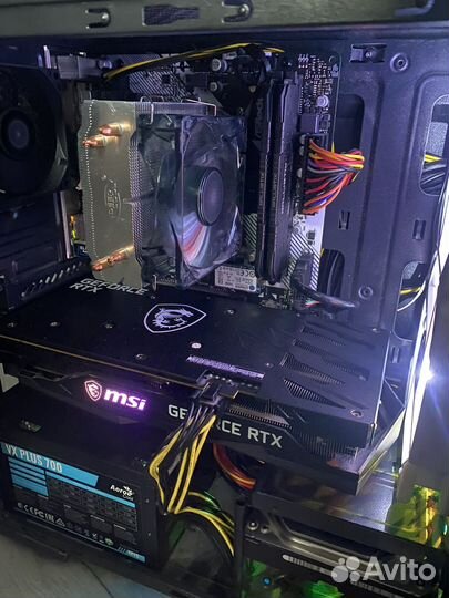 Игровой пк с rtx 3050 Ryzen3600