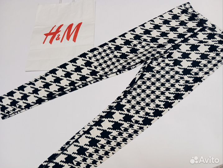 Леггинсы hm гусиная лапка