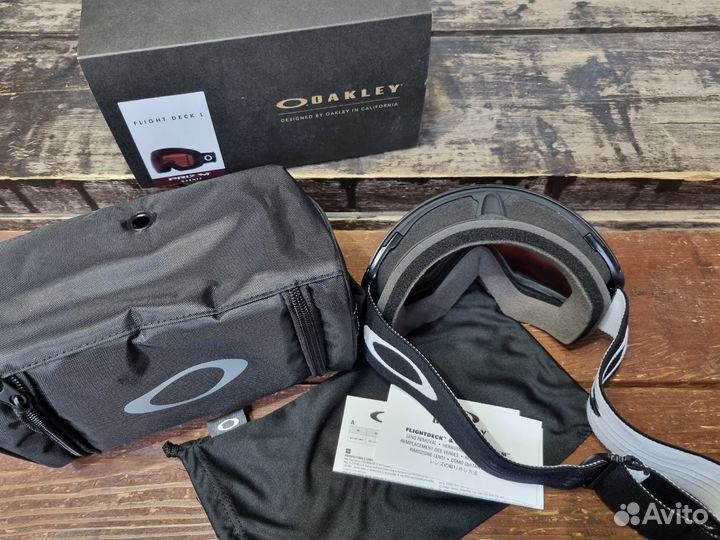 Очки маска горнолыжные Oakley Flight Deck L New