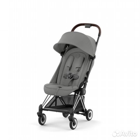 Коляска Cybex Coya Mirage Grey (шасси Chrome)