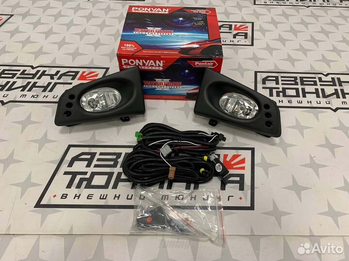 Туманки Honda Fit 2007-2010 год Y9435