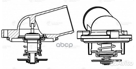 Термостат для а/м SsangYong Kyron (05) /Actyon