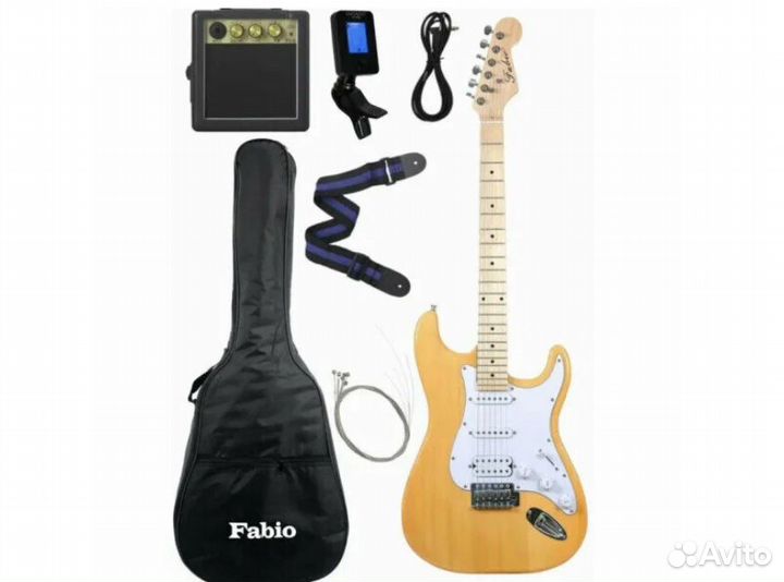 Комплект электрогитара, чехол, аксессуары. Доработ
