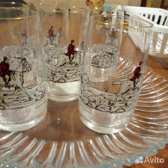 Хрустальные стаканы чехия