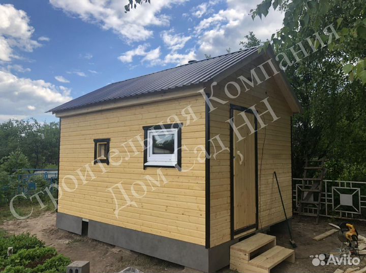 Баня под ключ 3x4 м