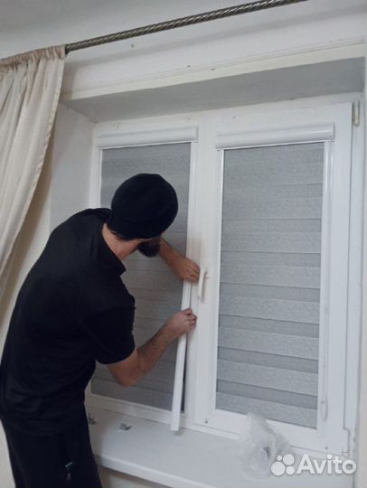 Рулонные шторы день ночь\жалюзи