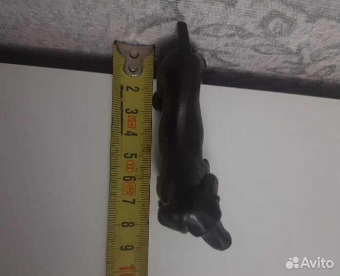 Собачка Такса 19век, чугун Касли