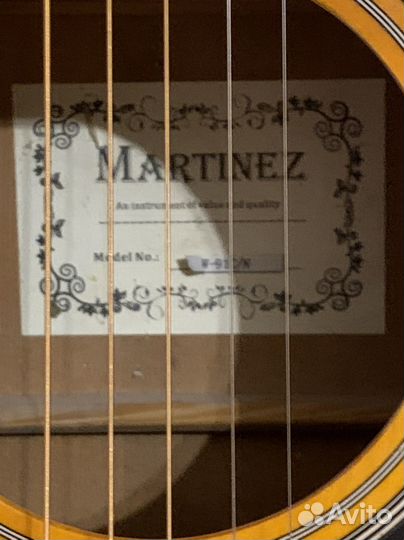 Акустическая гитара martinez