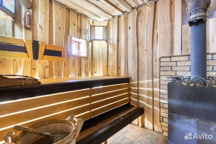 Баня - сауна с уличным бассейном