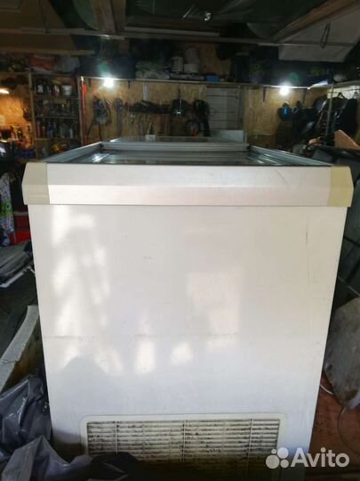 Морозильный ларь со стеклом бу