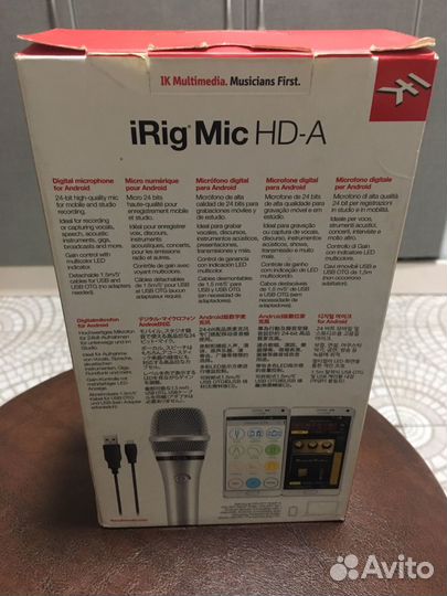 Irig mic hd-a микрофон для android новый