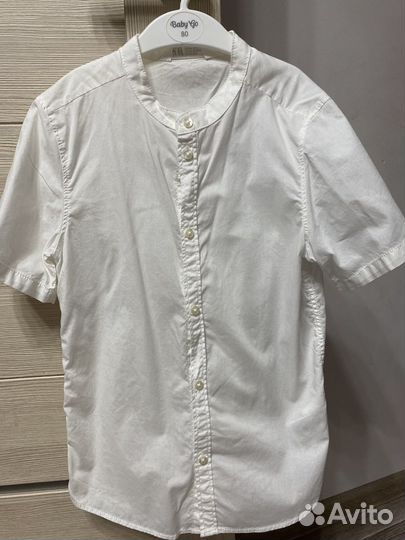 Футболка поло next 128 Рубашка h&m 134
