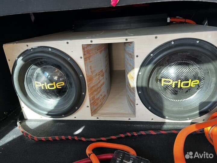 Сабвуфер 2 pride T12 и pride Apollo