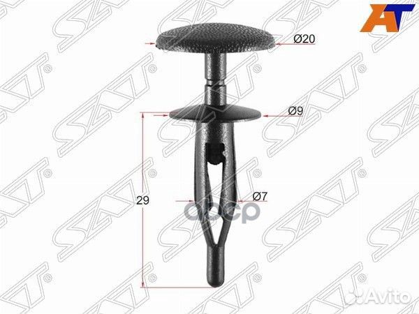 Клипса бампера chrysler (1 шт.) ST-M11127 Sat