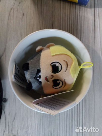 Тарелка пиала + игрушка Босс молокосос