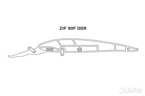 Воблер LureMax ZIF 90F DDR-145 8,5 г