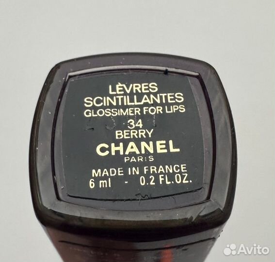 Chanel блеск для губ 34 berry
