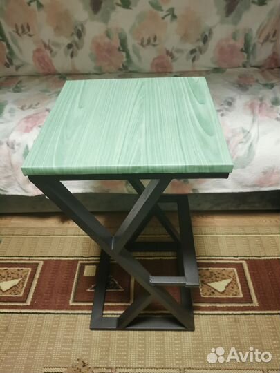 Табурет барный Laksi Лофт, чёрный матовый, сосна