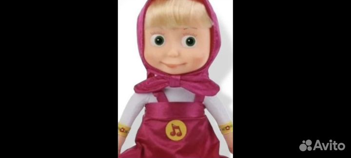 Игрушка Маша и Медведь кукла Маша мягкая кукла