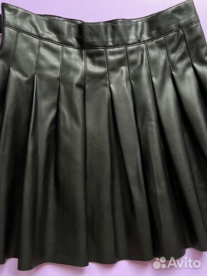 Мини юбка в складку