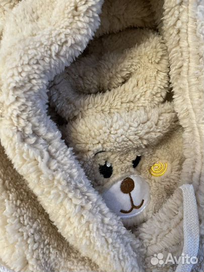 Капор шапка мишка женская детская