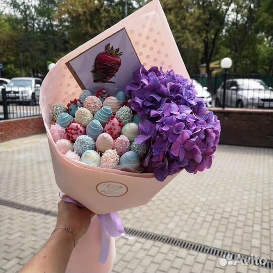 Букеты из клубники в шоколаде с доставкой