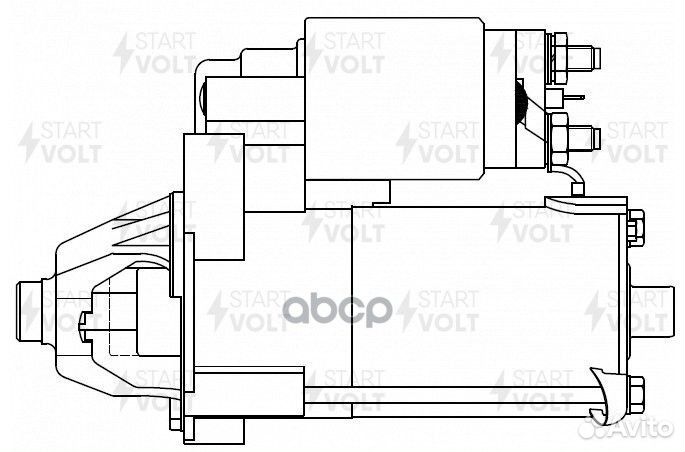 Стартер для а/м Ford Transit Connect (02) 1.8T