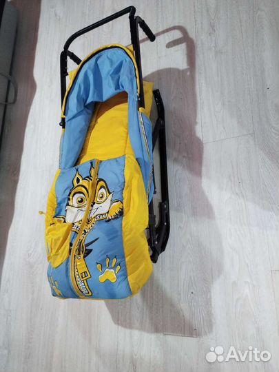 Детские санки коляска бу