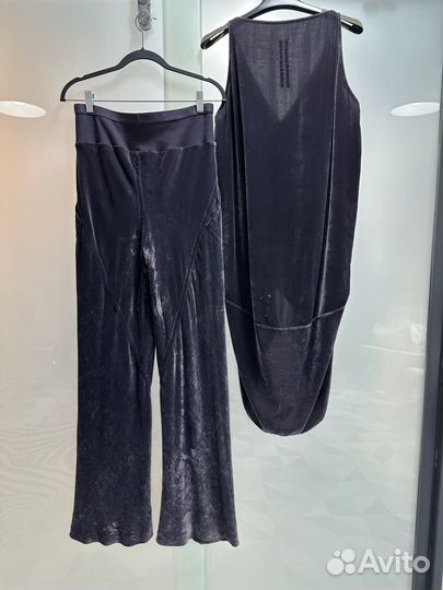 Бархатный костюм Rick Owens оригинал 46 размер