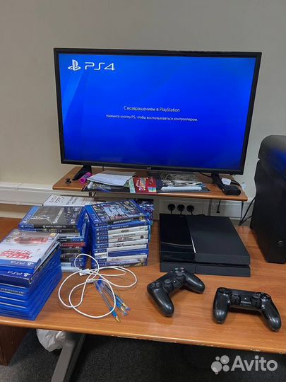 Sony PS4 fat 500gb+138 игр