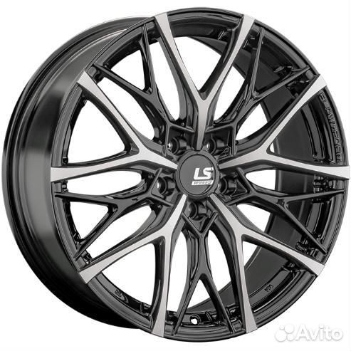 Диски LS FlowForming RC84 8x18 5*108 ET36 DIA65.1 BKF Литой