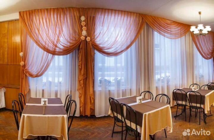 Шторы тюль для кафе и ресторанов