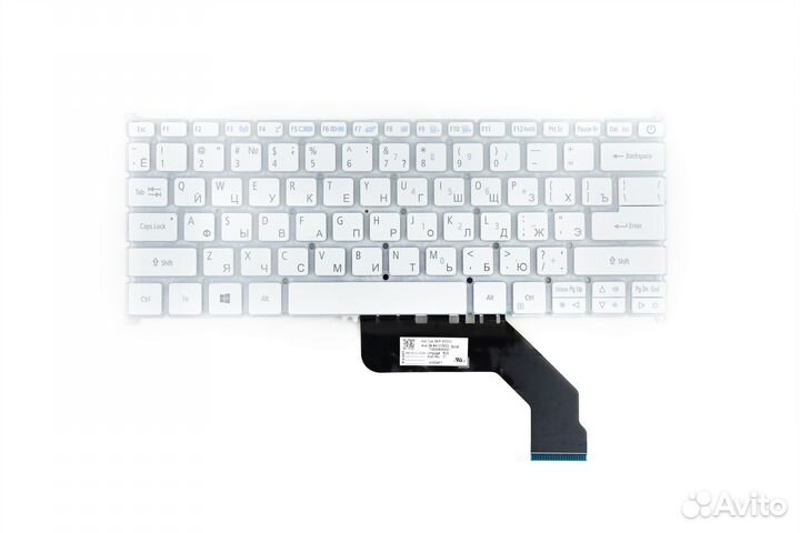 Клавиатура для Acer SF314 белая с подсветкой p/n:
