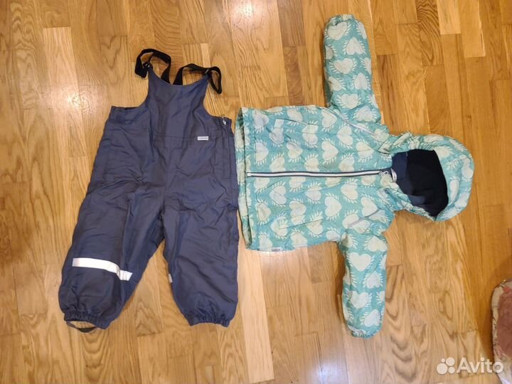 Lassie 80см осень комплект комбинизон + куртка