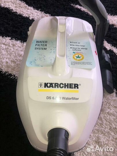 Пылесос karcher DS 6 Premium MediClean,белый