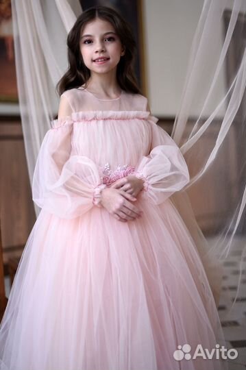 Детское пышное нарядное платье