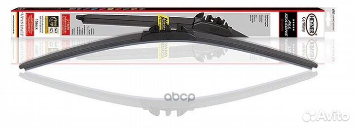 Щетка стеклоочистителя бескаркасная heyner ALL